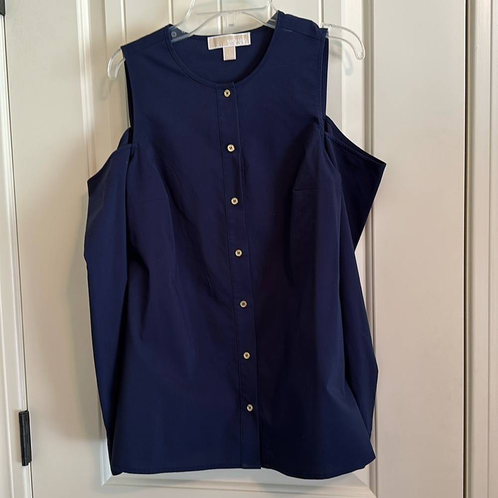 Michael Kors Cold Shoulder Blouse